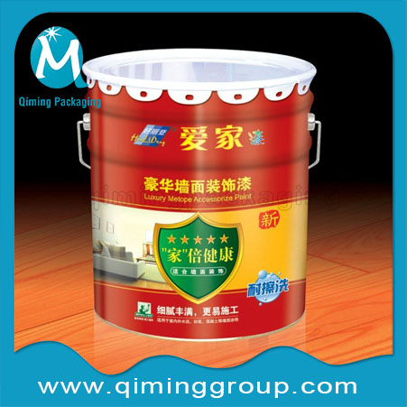 Paint Emulsion Lubricant Pail Bucket With Lug Lids-Qiming Packaging