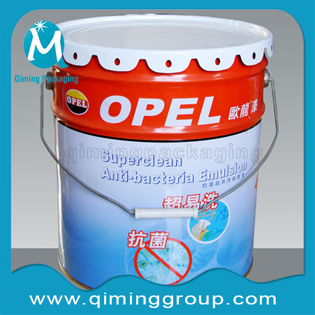 Painted Galvanized Metal Tin Buckets Pails Lug Lids Emulsion Lubricant Pail Bucket