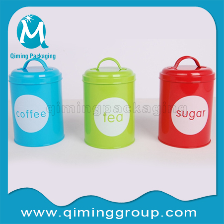 Round Tin Cans Small Tinplate Pails Tinplate Cans --Qiming Packaging