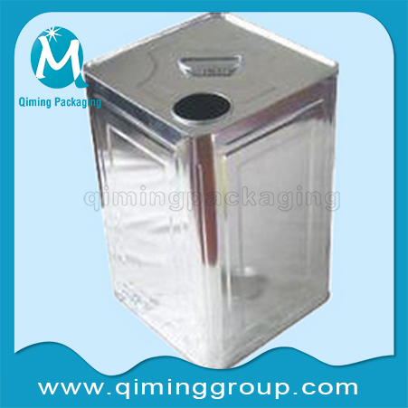 Square Tinplate Cans For Chemical Industry Qiming Packaging