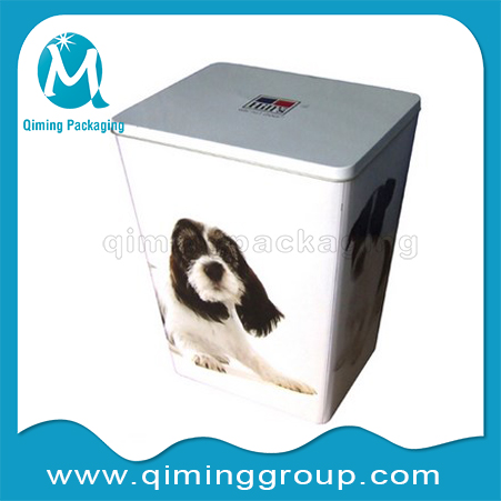 Square Tinplate Cans For Food Industry Qiming Packaging