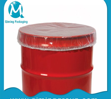 plastic transparent clear Drum Plastic Covers With Elastic Locking