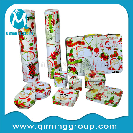 Christmas Gift Tin Boxes -Qiming Packaging