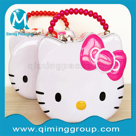 Hello-kitty Tinplate Coin Bank Money Saving Box--Qiming Packaging