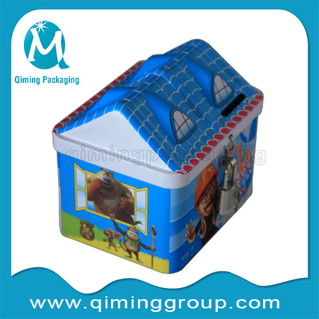 Tinplate Coin Bank Money Saving Box--Qiming Packaging