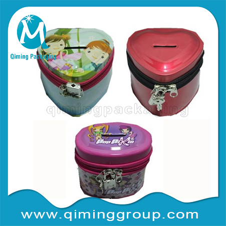 Tinplate Coin Bank Money Saving Box--Qiming Packaging