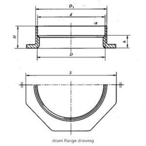 QIMING DRUM FLANGE DRAWING