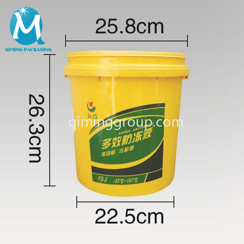 10L plastic round bucket pail