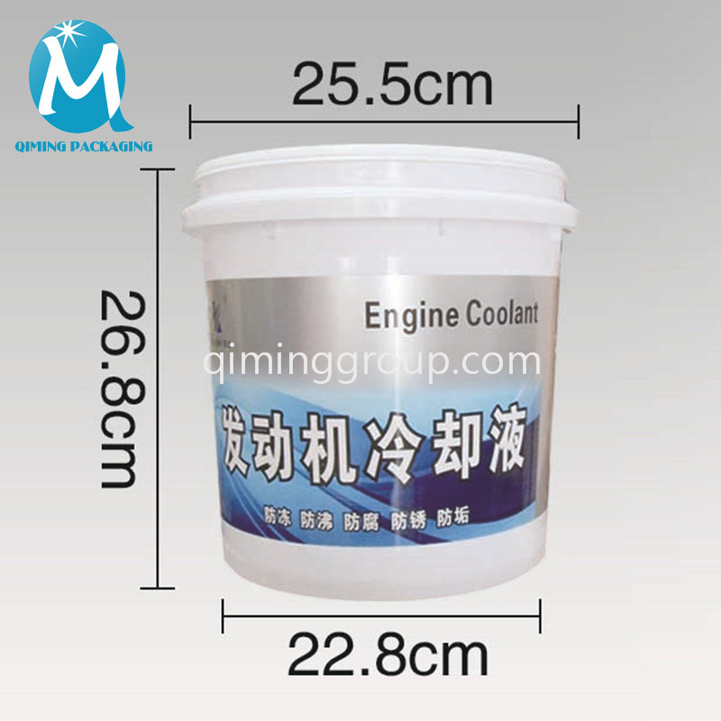 10L plastic round bucket pail