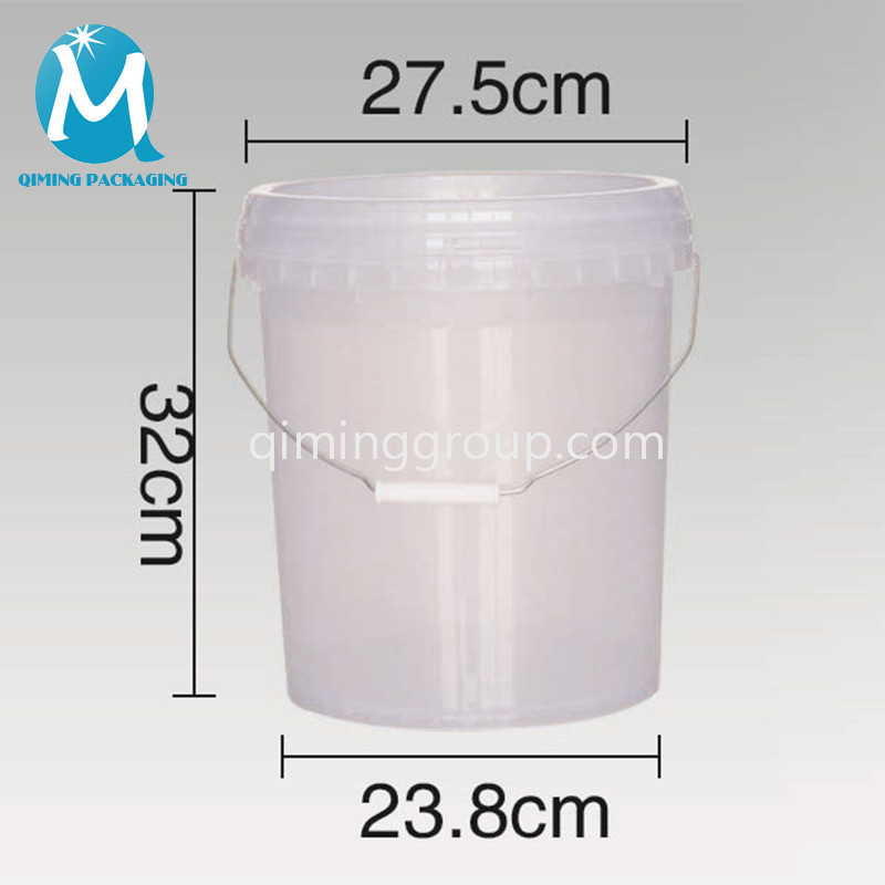 14L plastic round bucket pail