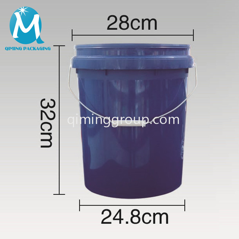 15L plastic round bucket pail