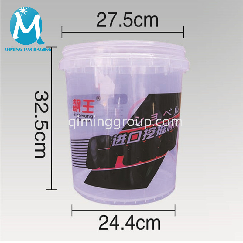 15L plastic round bucket pail