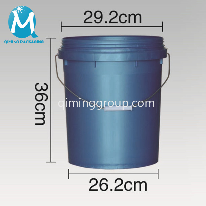 18L plastic round bucket