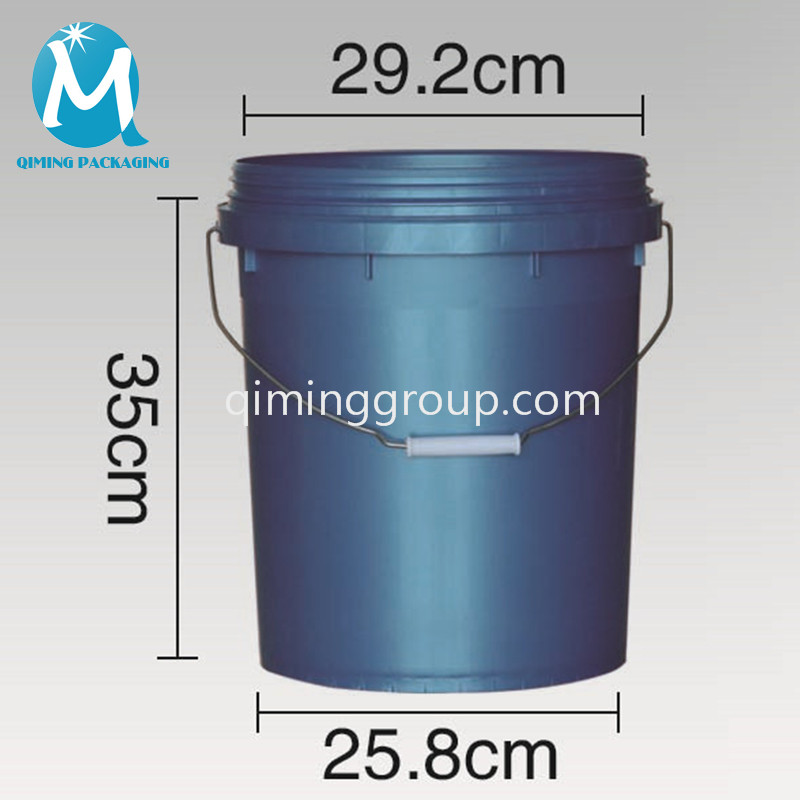 18L plastic round bucket pail