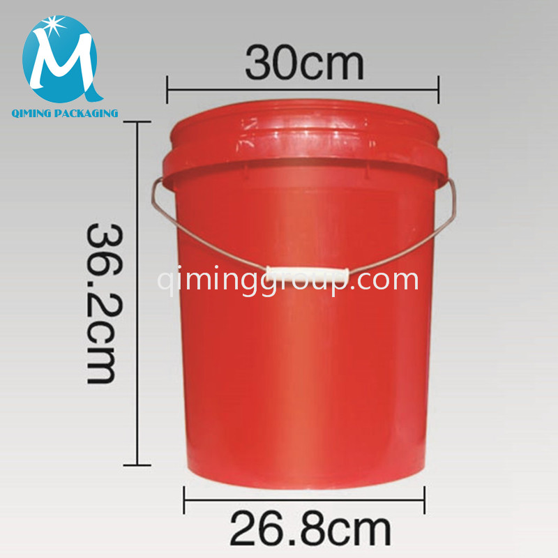 19L plastic round bucket