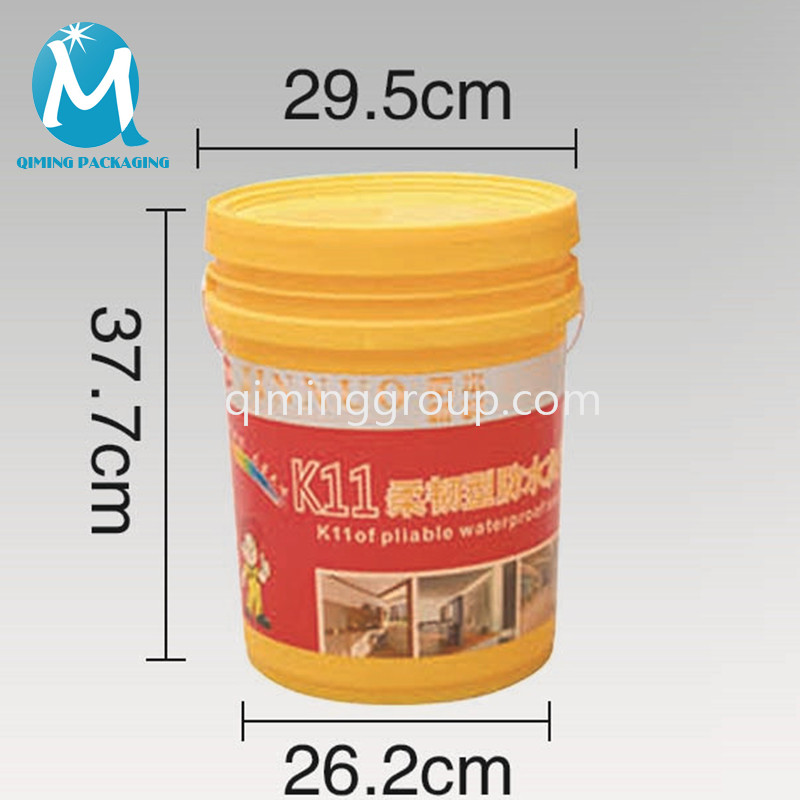 20L plastic round bucket pail