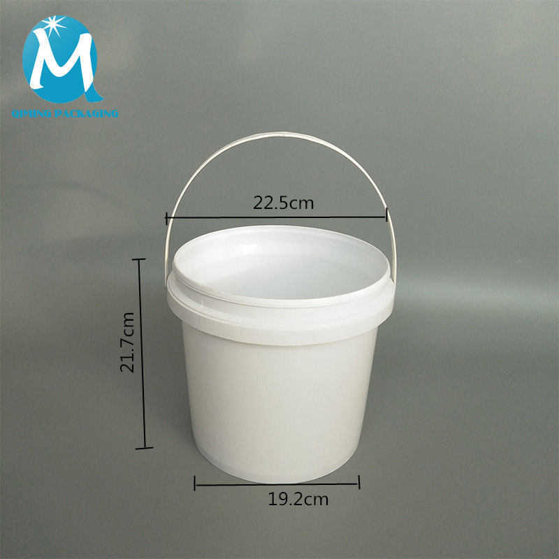 7L plastic round bucket pail