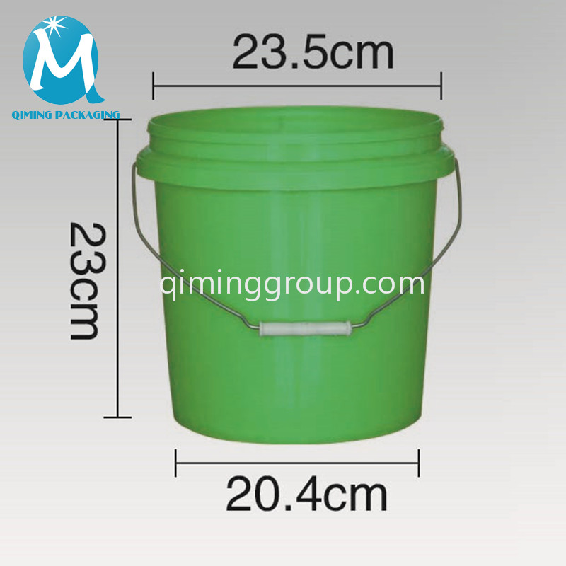 8L plastic round bucket pail
