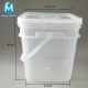 Wholesale Square Plastic Pails Buckets