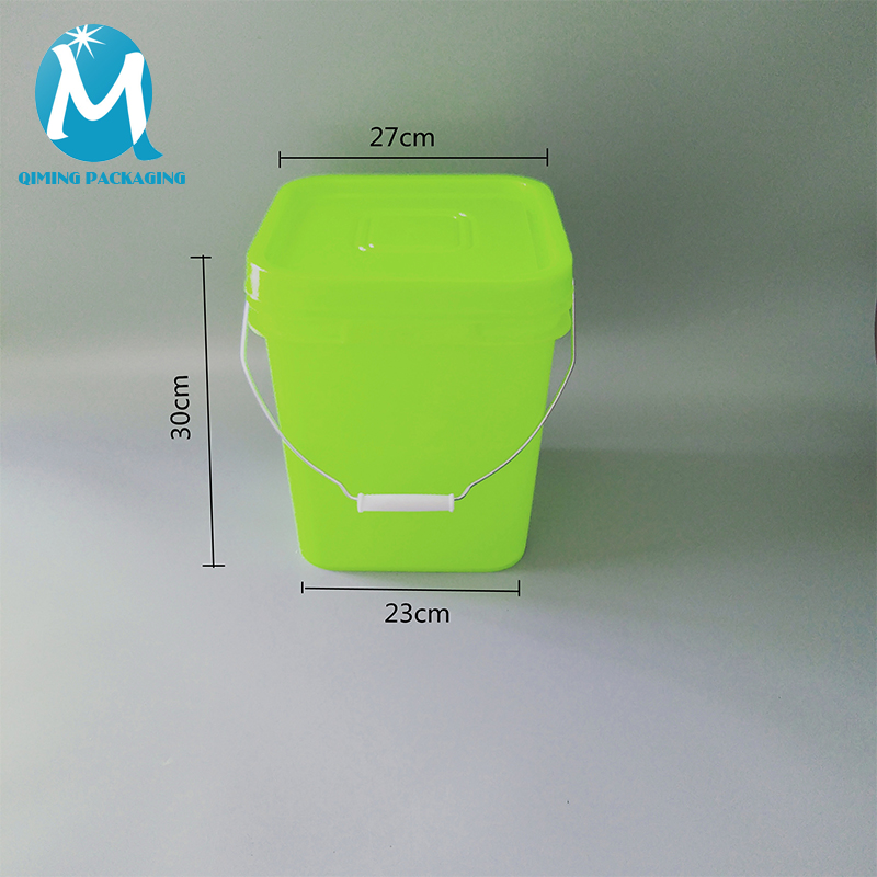 15L Square Plastic Pails Buckets