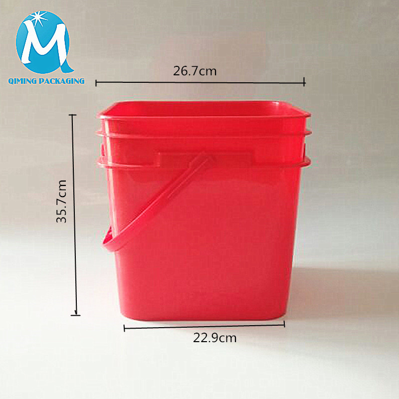 20L plastic square bucket