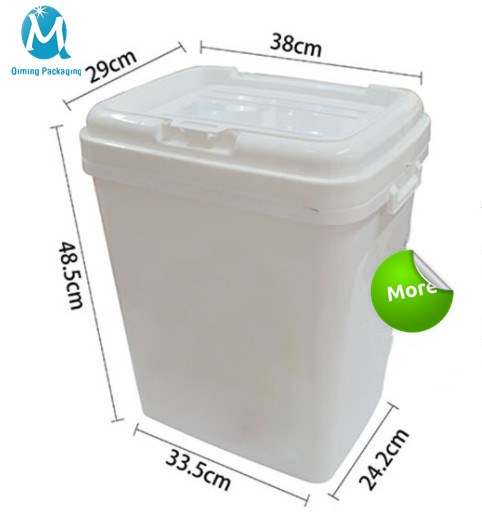 30L Square Plastic Pails Buckets