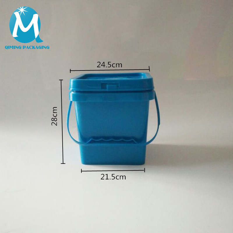 12L square plastic bucket