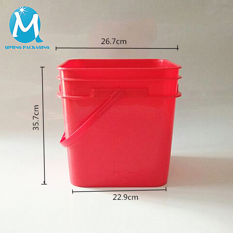 20L square plastic bucket