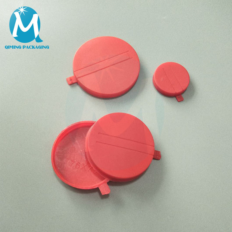 Fullsize Red Plastic Drum Cap Seals Qiming Packaging Lids Caps Bungs
