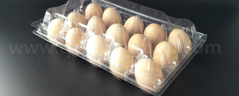 PVC clear plastic egg trays