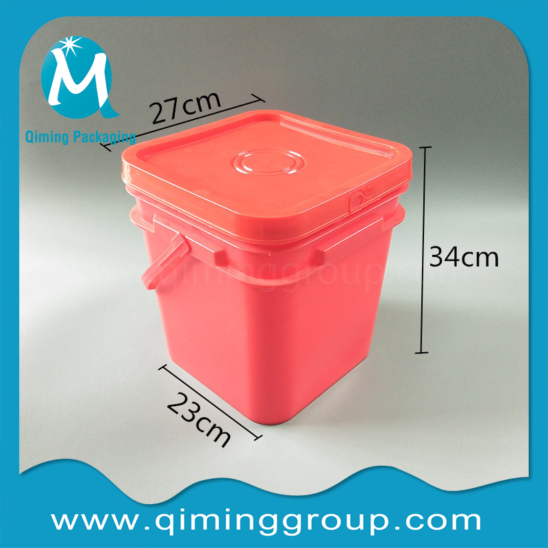 18L plastic square bucket
