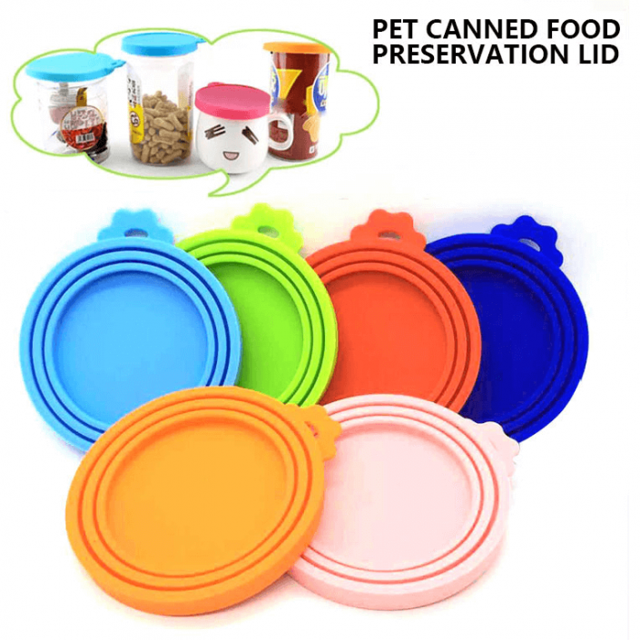 Plastic Pet Can Lids custom colours free sample