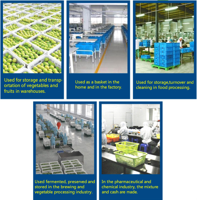 Plastic Vegetable Baskets application