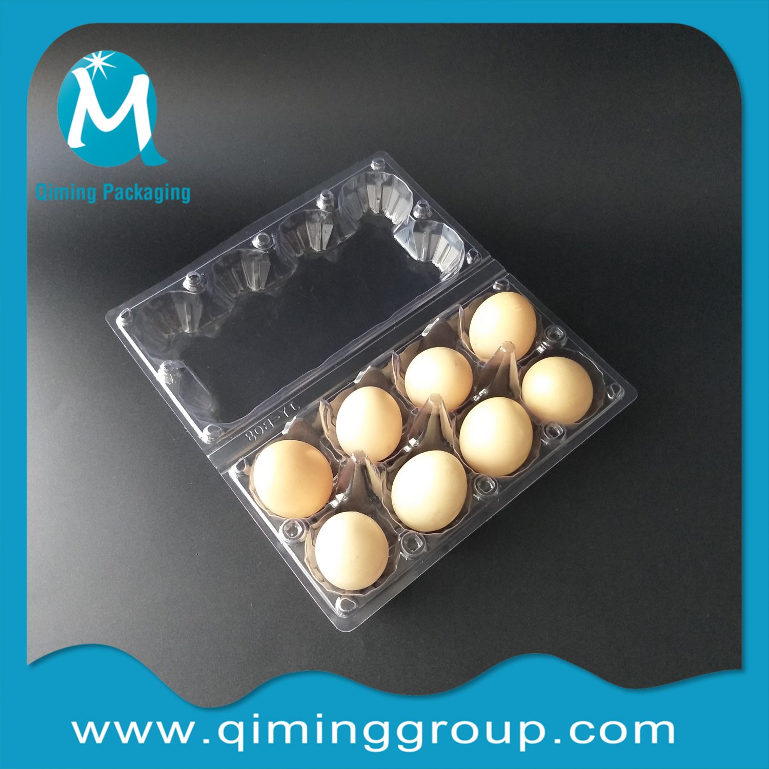 Clear Plastic Egg Trays Qiming Packaging Lids Caps Bungs,Cans Pails