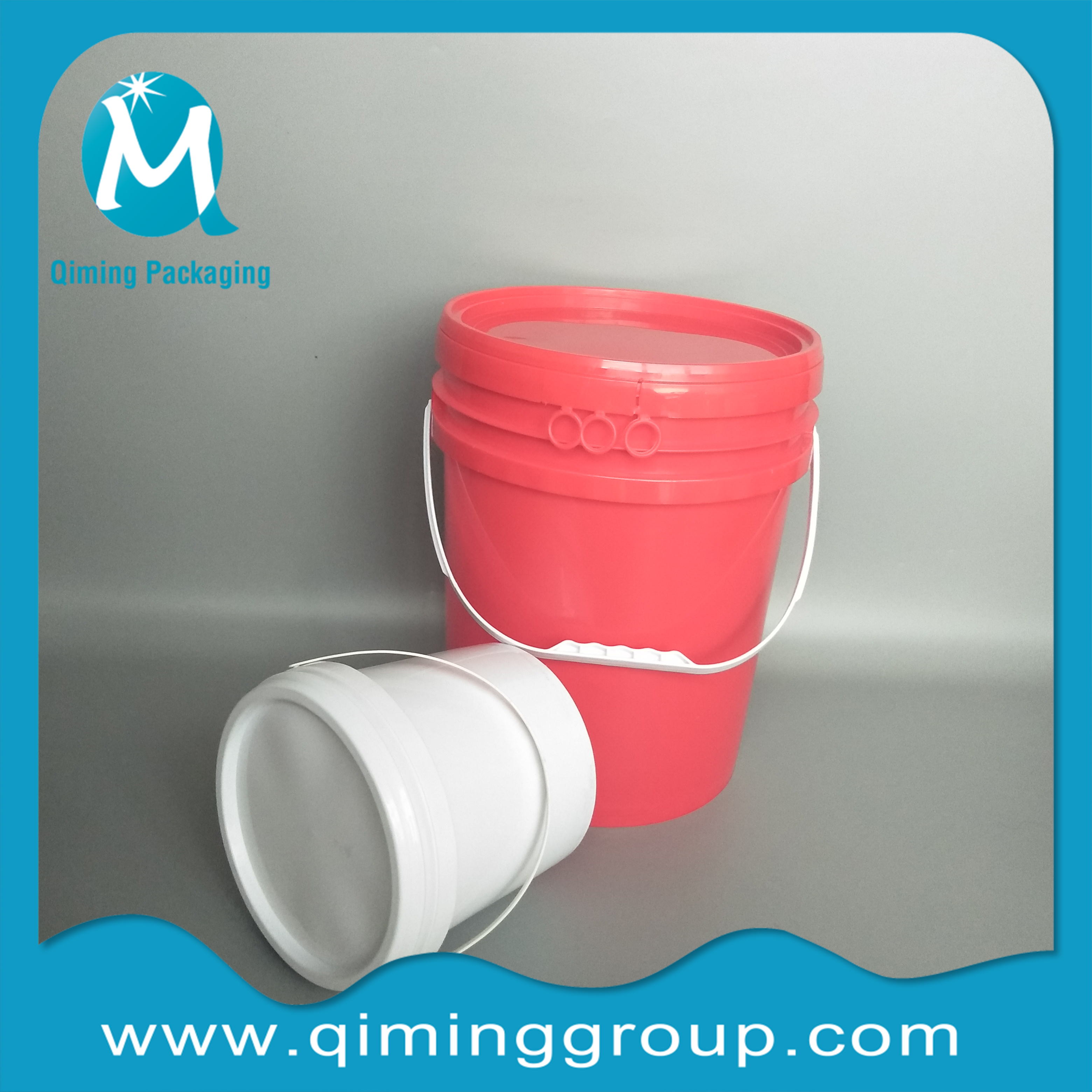 round plastic bucket pails5 Qiming Packaging Lids Caps Bungs,Cans