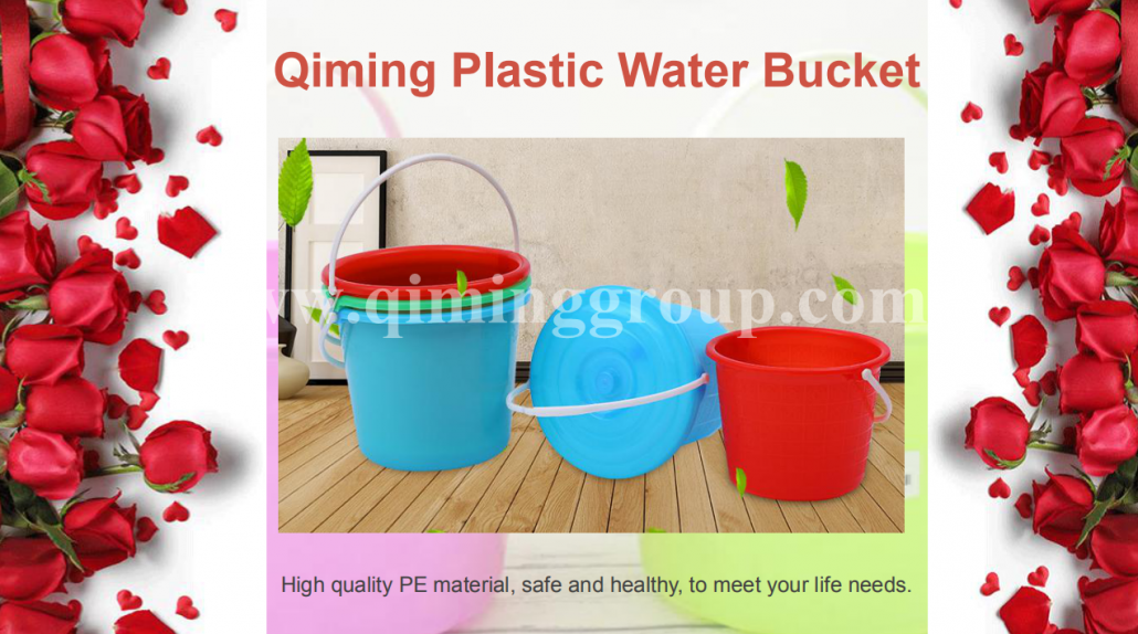 Plastic beach buckets