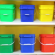 square plastic buckets for sale