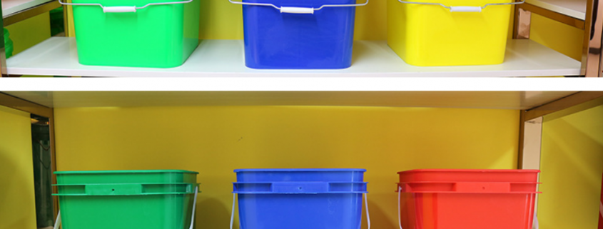 square plastic buckets for sale