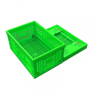 plastic folding crates foldable basket PLASTIC COLLAPSIBLE CRATES