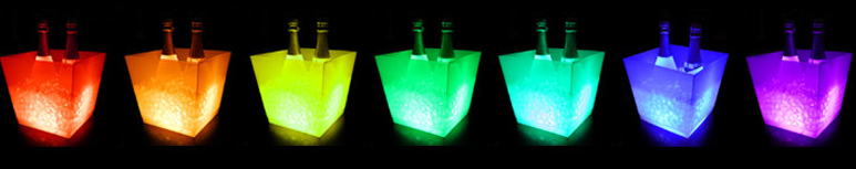 nitht bar LED buckets