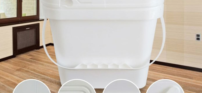 square plastic buckets with lids wholesale