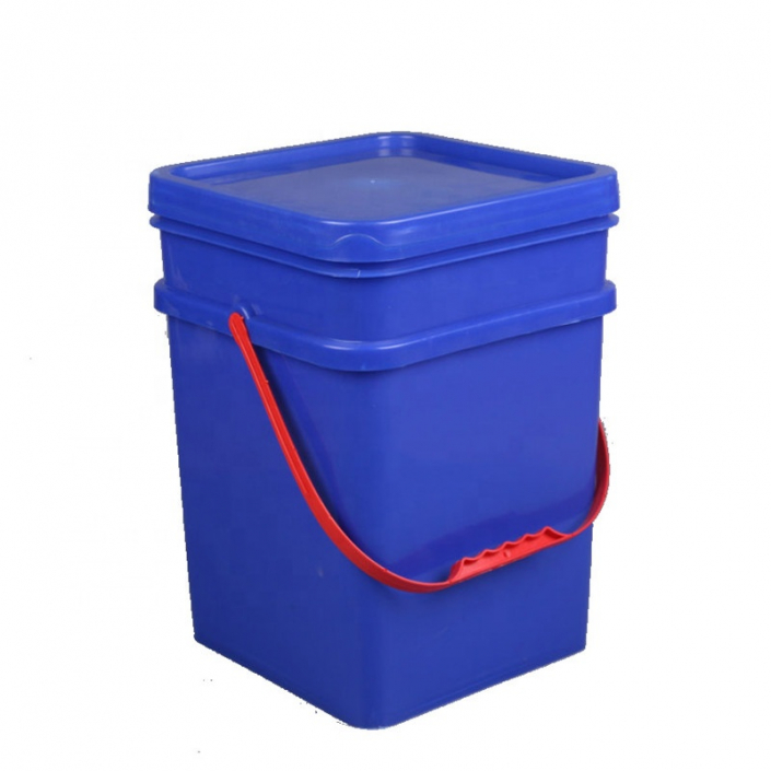 square plastic buckets with lids for sale Qiming Packaging Lids Caps