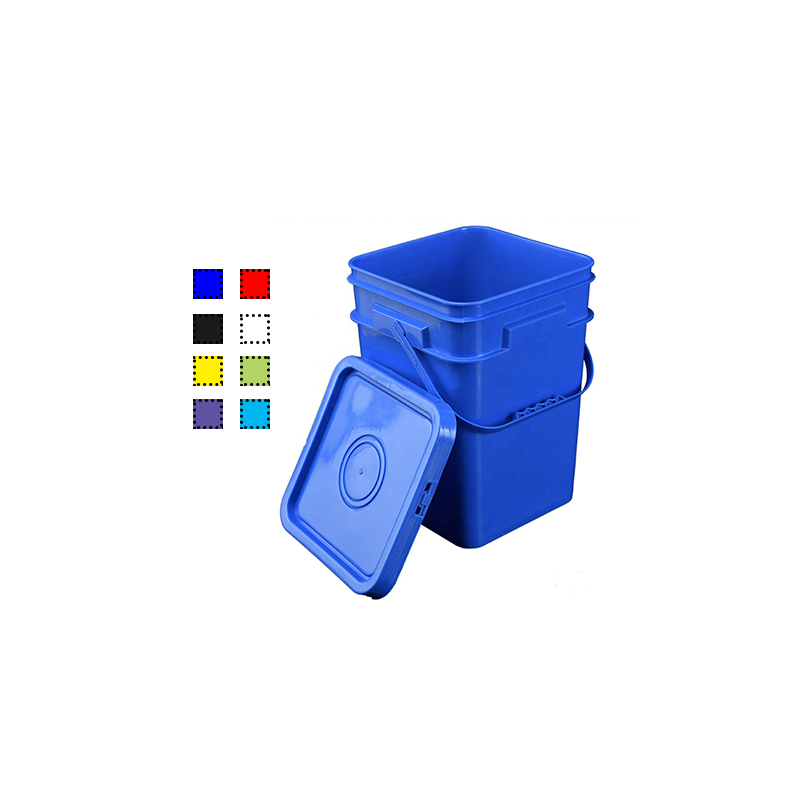 square plastic buckets with lids wholesale