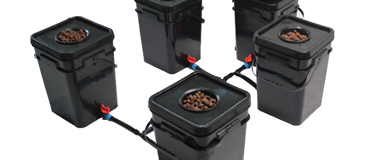 water culture square bucket for soilless cultivation hydroponic system