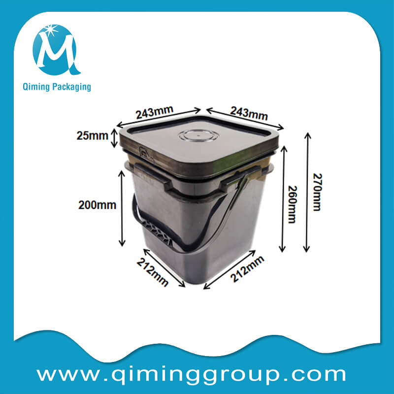 10L square bucket