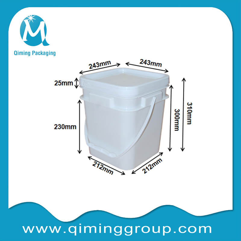 12L square bucket