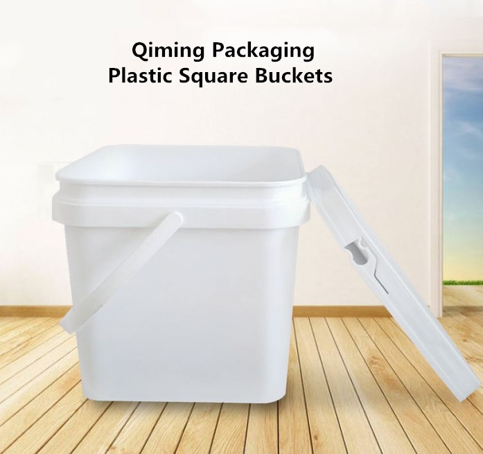 square plastic buckets pails for sale