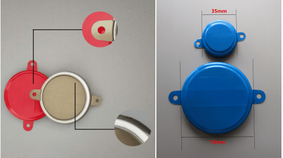 Metal Barrel Seal tinplate drum cap seals for 200 liter steel drum