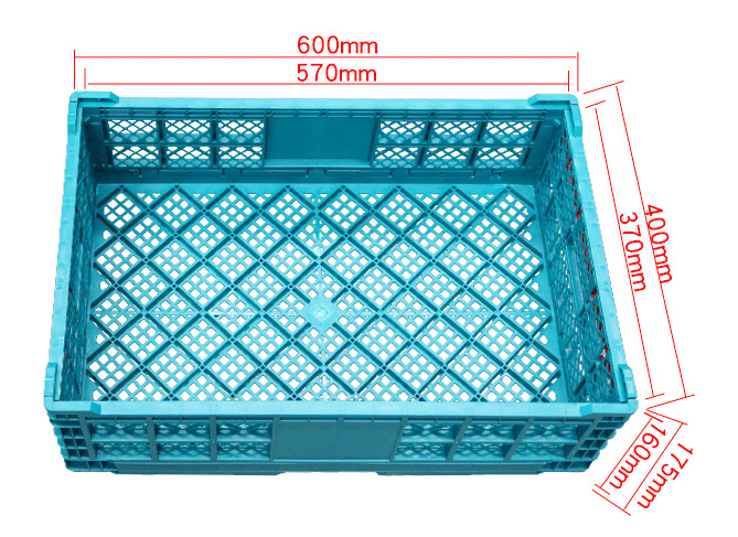 plastic folding basket