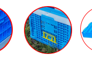 plastic folding storage crates